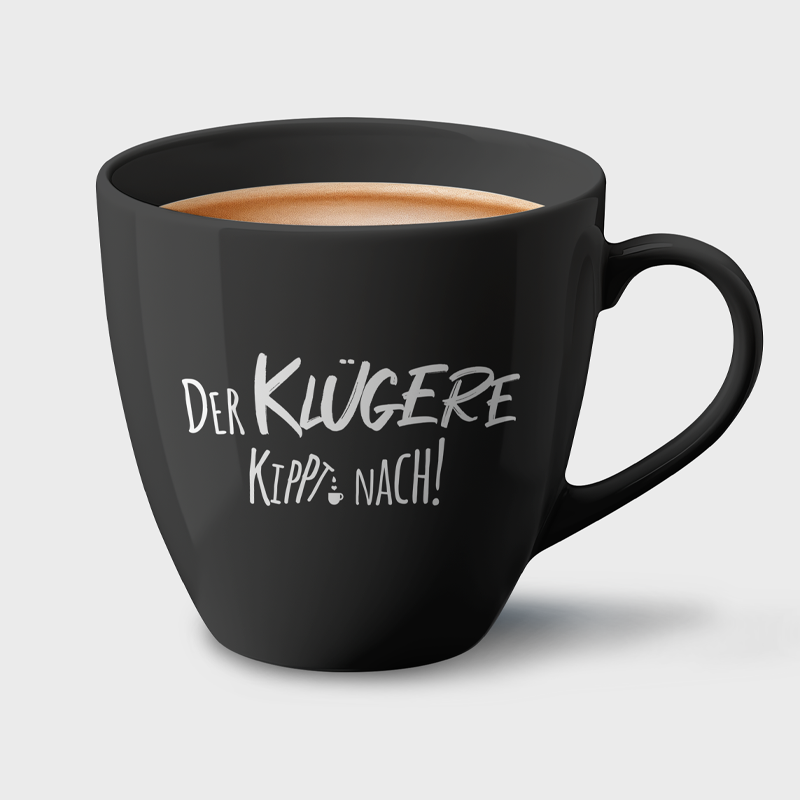 02-Spruch-Der-Kluegere-Kippt-Nach-Kuechen-Poster