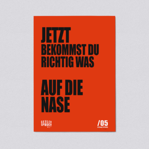 Vorschau Poster Jetzt Bekommst Du Richtig Was Auf Die Nase geiler spruch.de 1080x1080 1