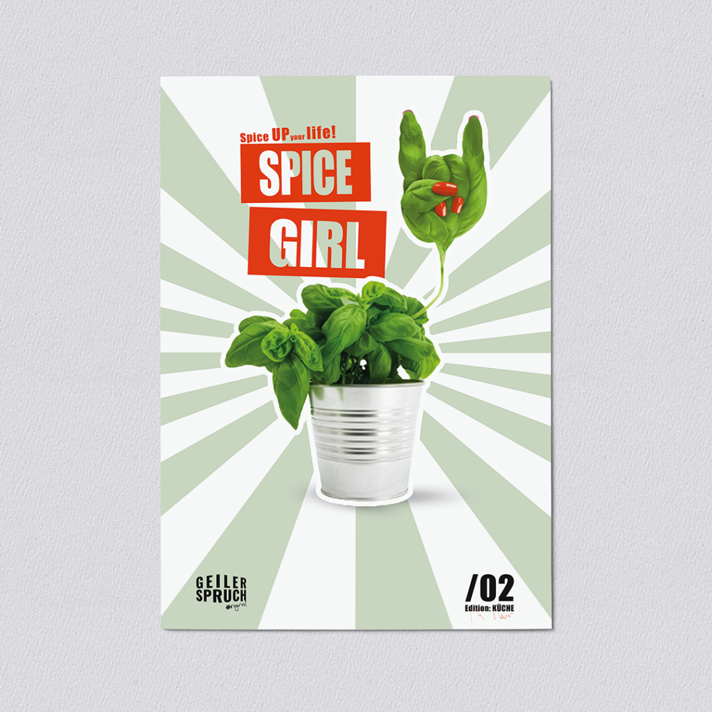 Vorschau - Poster - Spice Girl (geiler-spruch.de) - 1080x1080