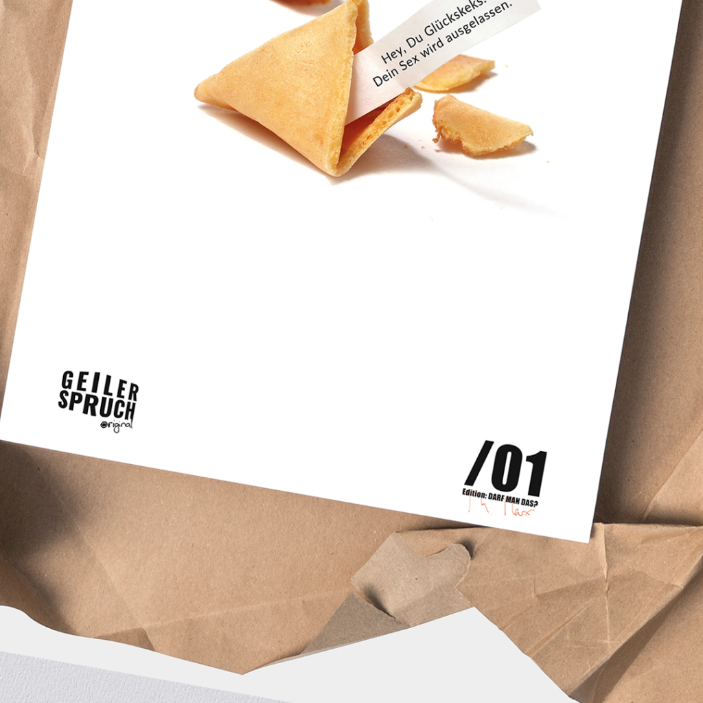 Vorschau - Poster und Verpackung - Dein Sex Wird Ausgelassen (geiler-spruch.de) - 1080x1080